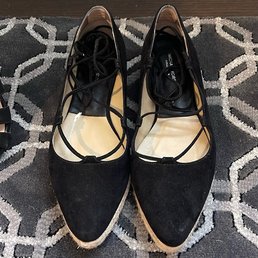 Michael Kors Collection suede espadrille